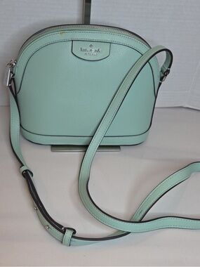 Kate Spade NY Mint Leather Domed Sylvia Bag